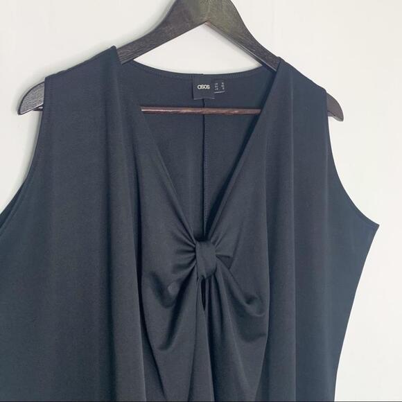 ASOS Tie Front Mini Dress Party Dress New Year’s Eve - Picture 2 of 9